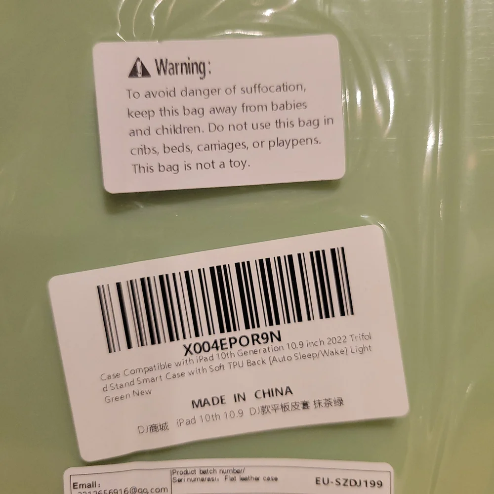 Green Tablet Case For IP 10 Generation 10.9